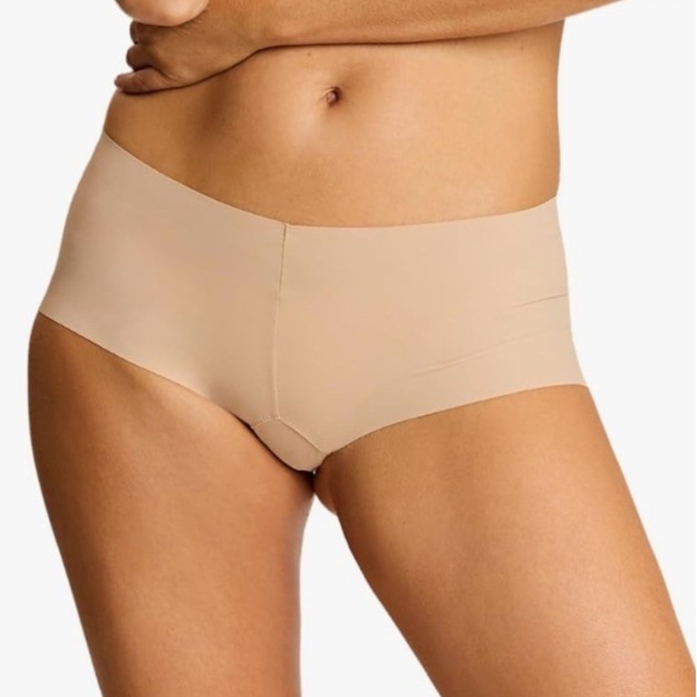 commando Classic Boyshorts Panties BS01 Beige S/M NWT